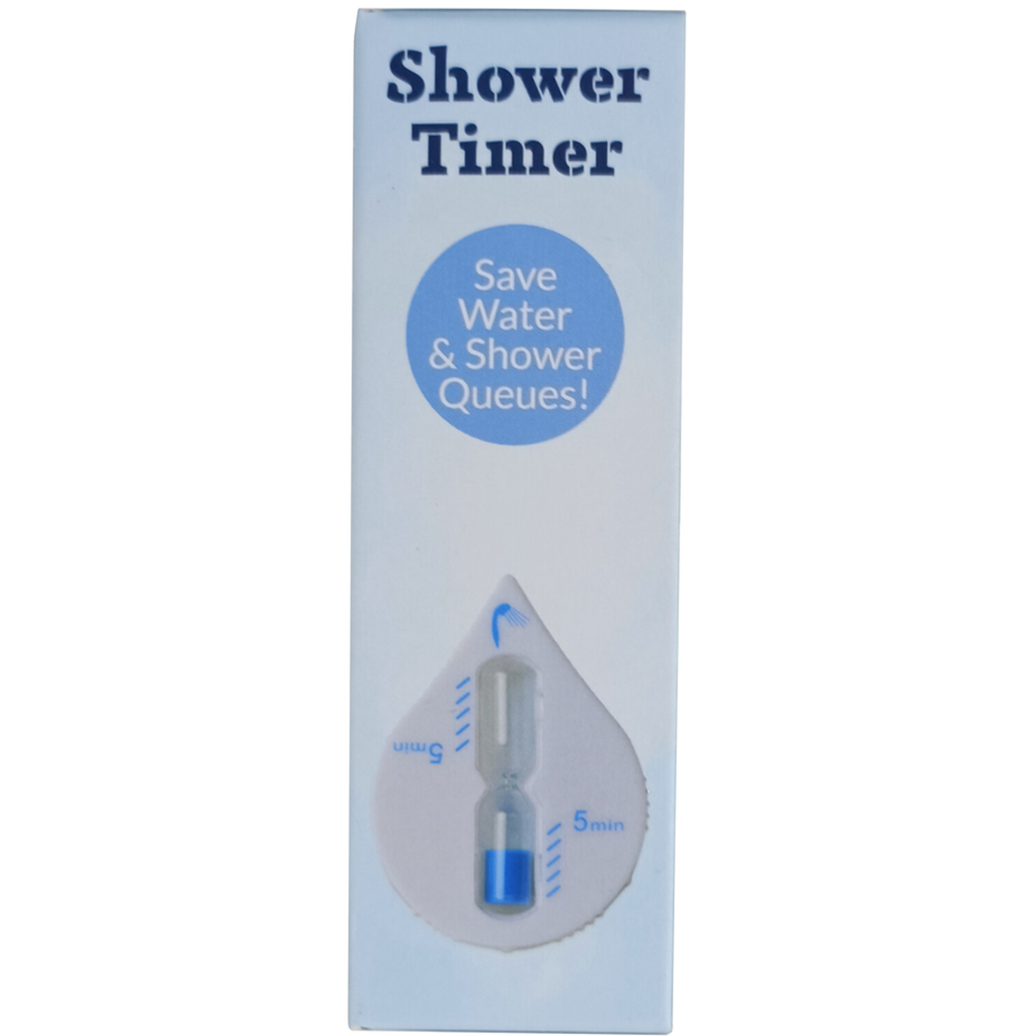 Shower Timer - Clear and Blue Image 2