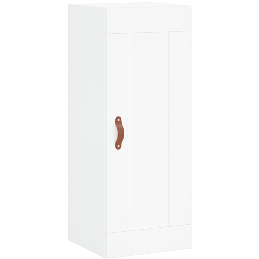vidaXL Single Door White Wall Mounted Cabinet Image 2