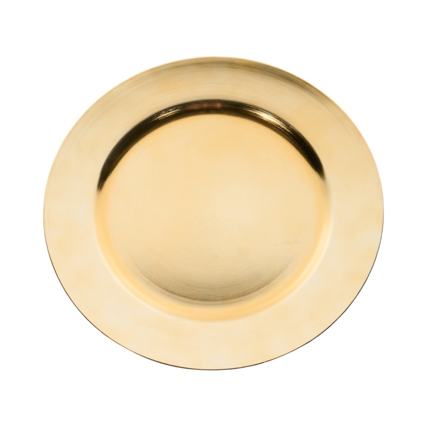 Plastic Charger Plate Gold Image 1