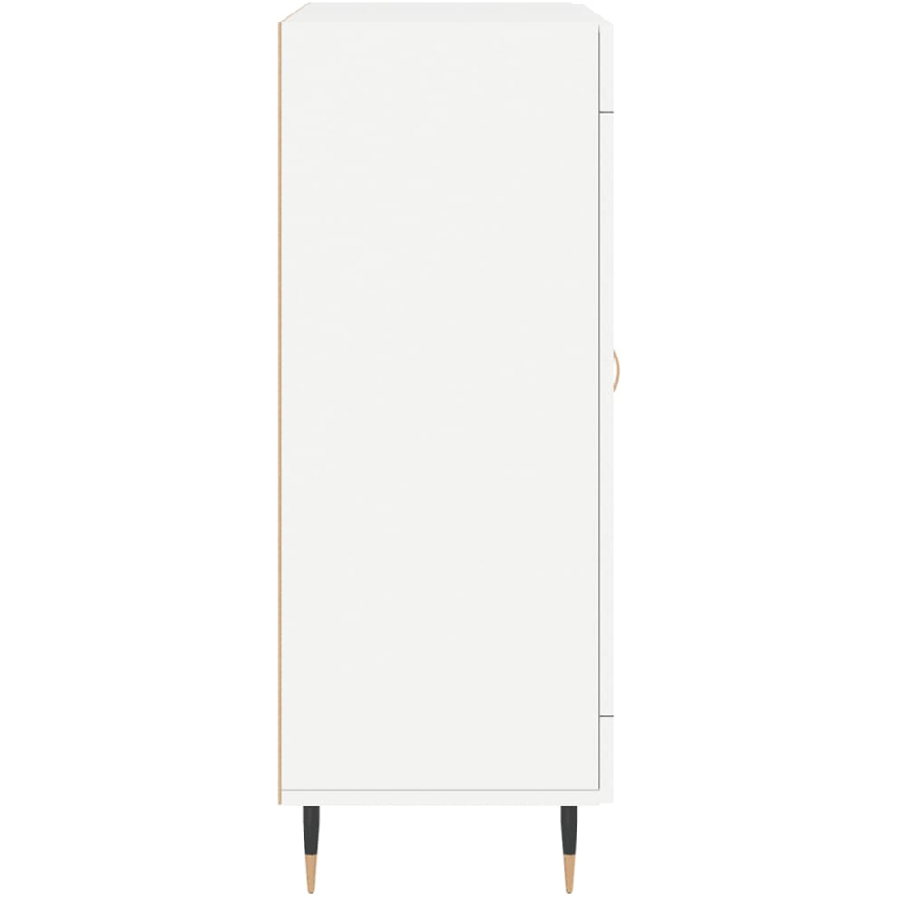 vidaXL 2 Door White Sideboard Image 7
