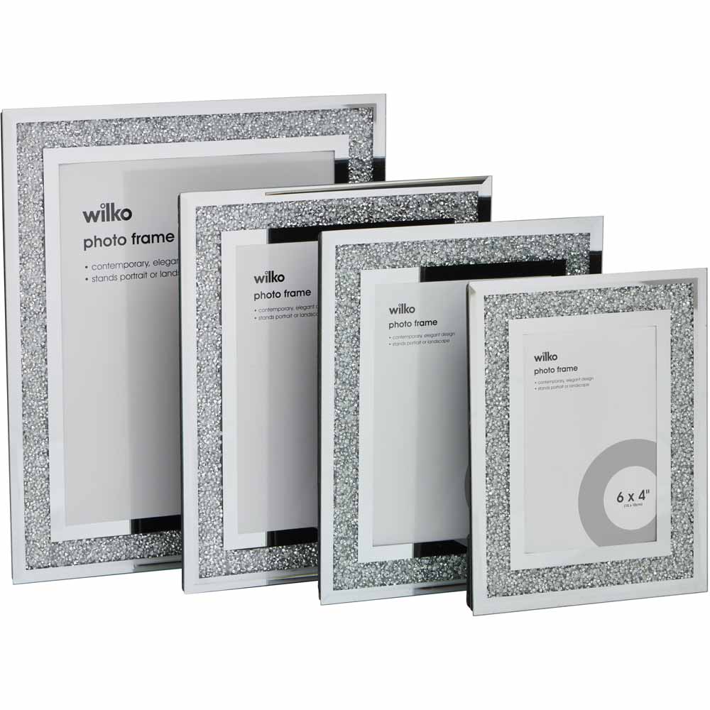 Wilko Gem Mirror Photo Frame 8 x 6 Inch Image 4