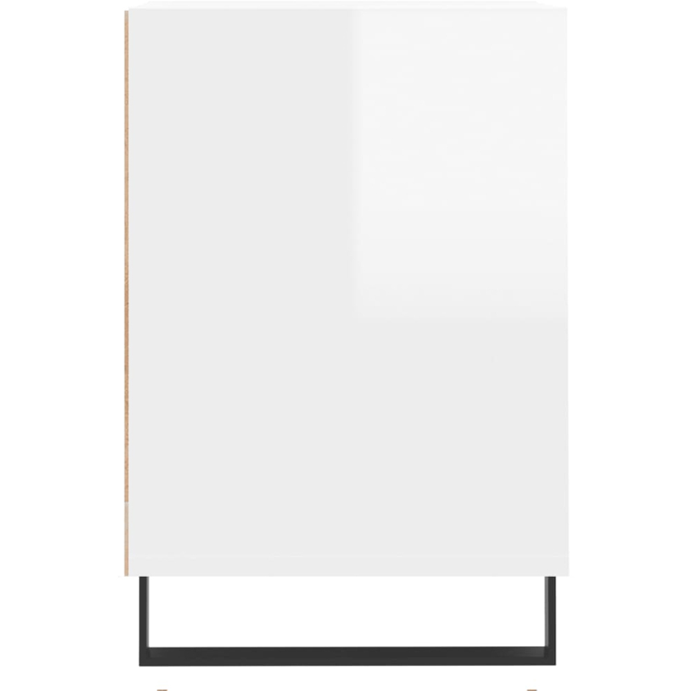 vidaXL 2 Door 3 Shelf White TV Cabinet Image 7