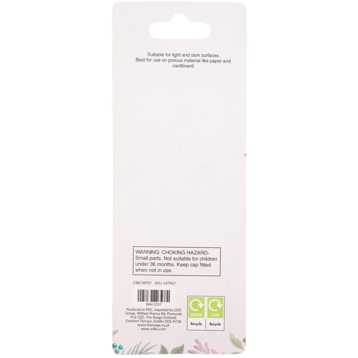 Set of 3 Acrylic Chrome Markers Chrome Image 2
