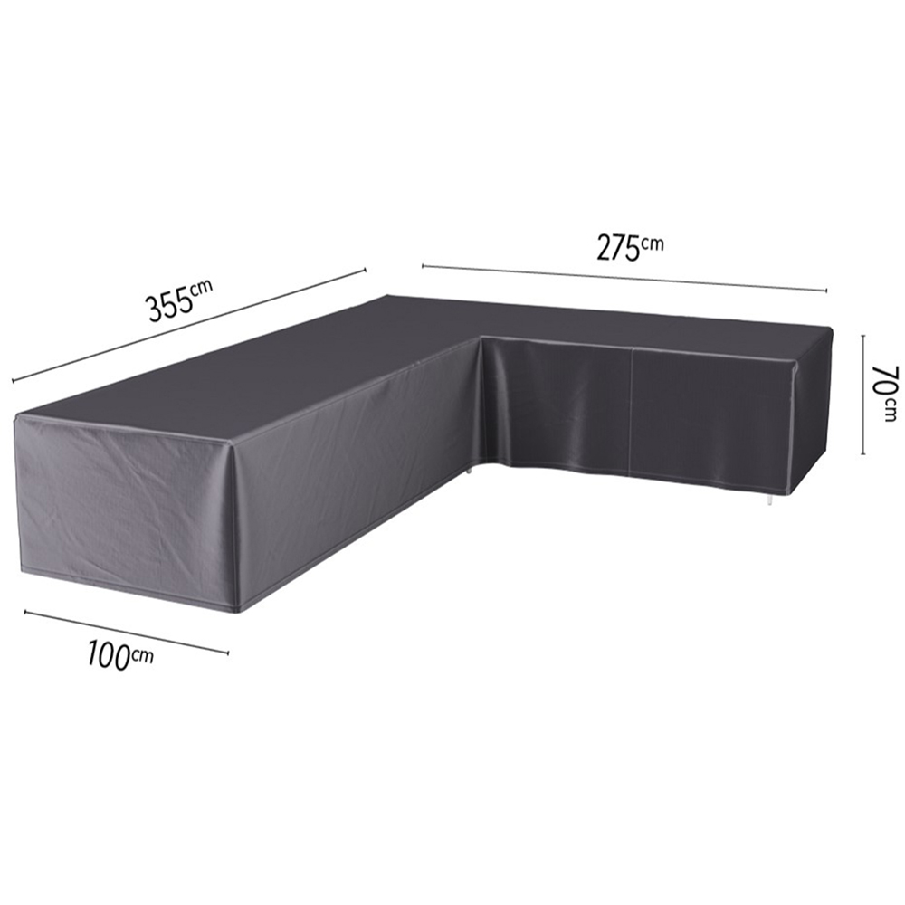 Platinum AeroCover Left Hand L Shaped Outdoor Sofa Cover 70 x 355cm Image 7