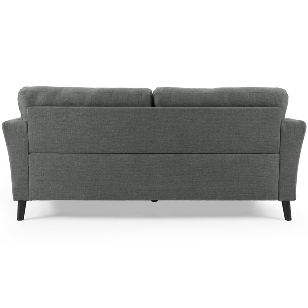 Home Detail Stella 3 Seater Grey Velvet Sofa Image 5