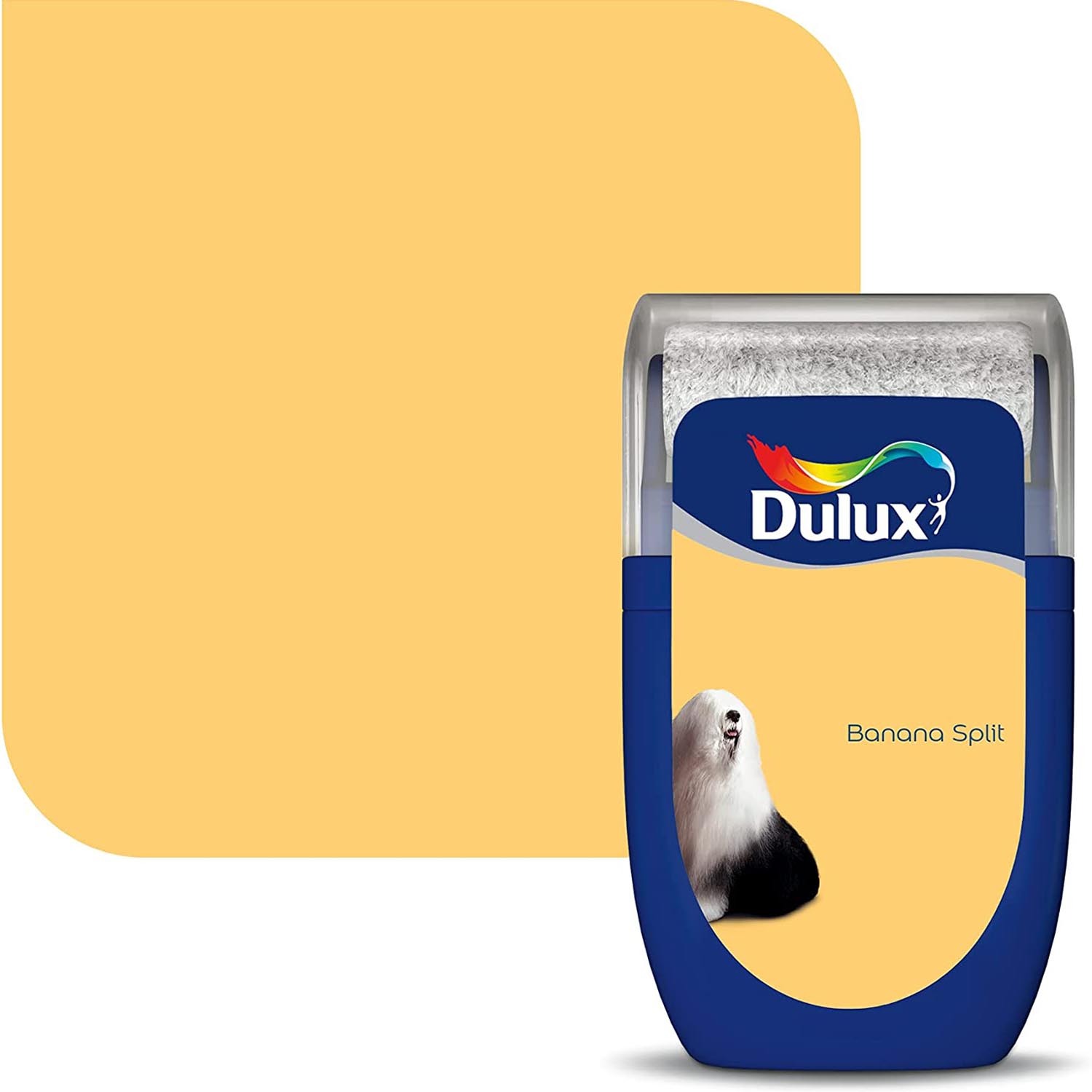 Dulux Banana Split Matt Tester Paint 30ml Image 2