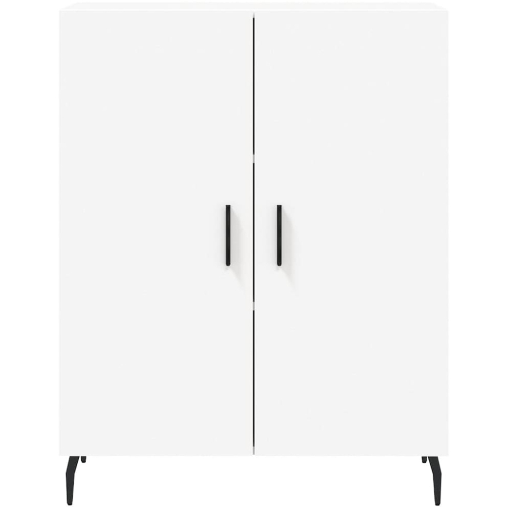 vidaXL 2 Door White Sideboard Image 5