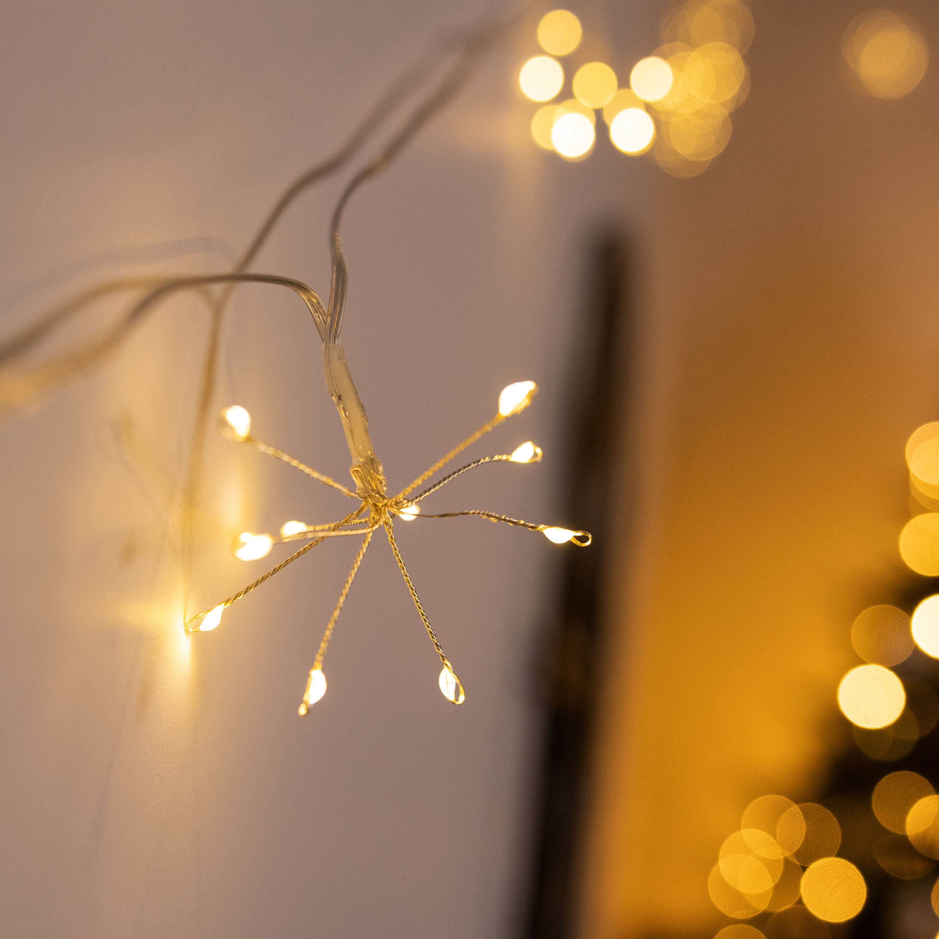 Charles Bentley Mini Dandelion Warm White LED String Lights 10m Image 3