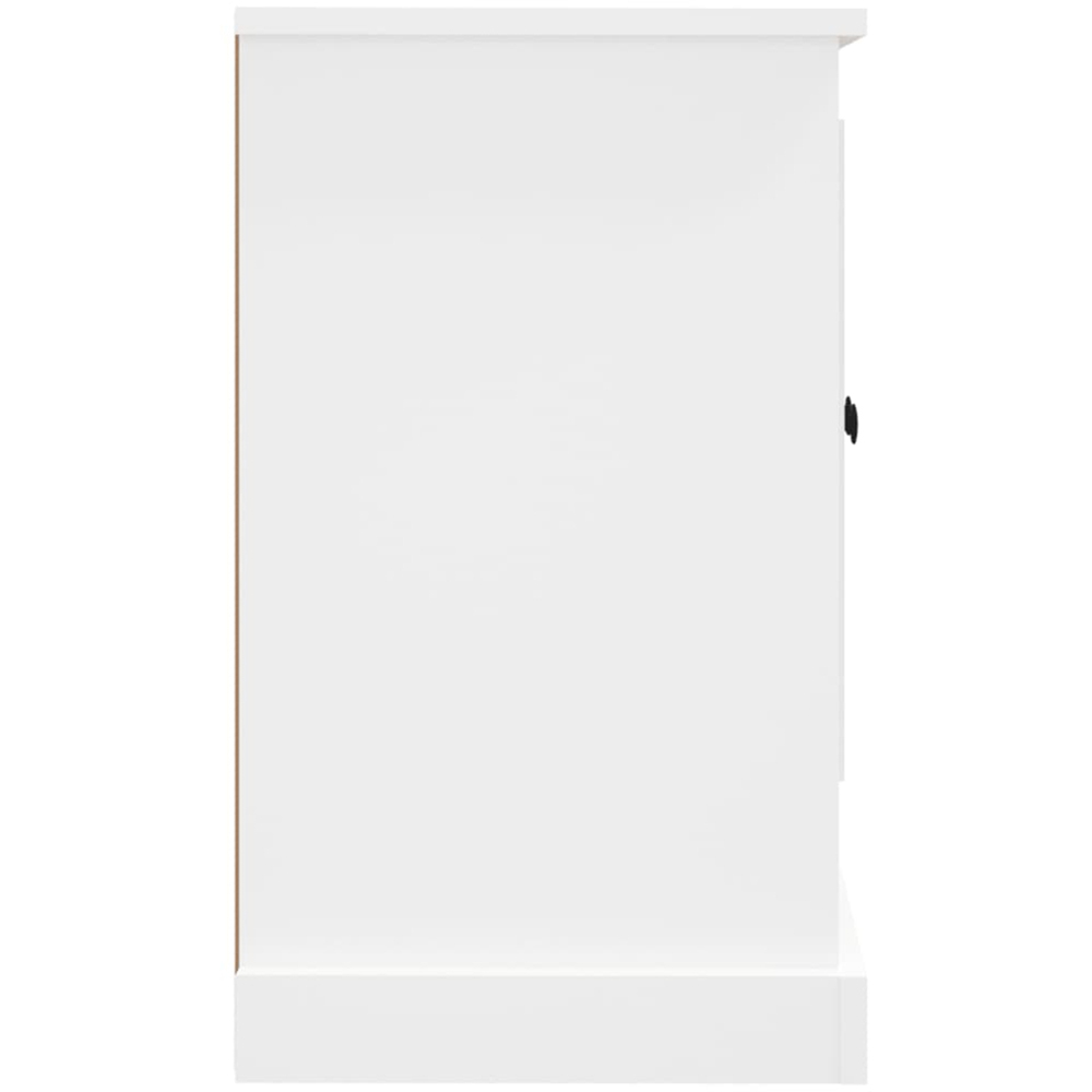 vidaXL 2 Door 6 Shelf White Wide Sideboard Image 5