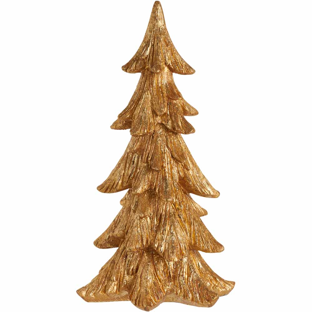 Wilko Luxe Small Gold Tabletop Tree Image 1