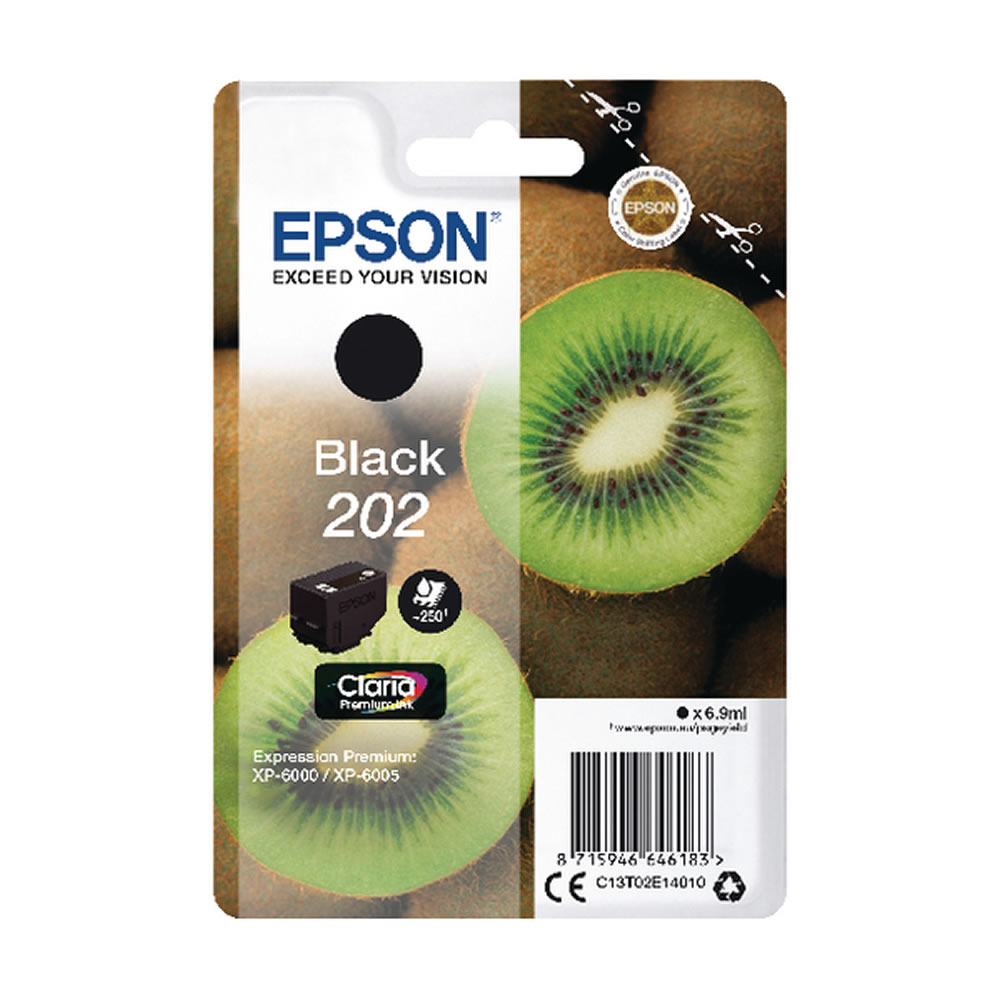 Epson 202 Kiwi Black Ink Cartridge Image