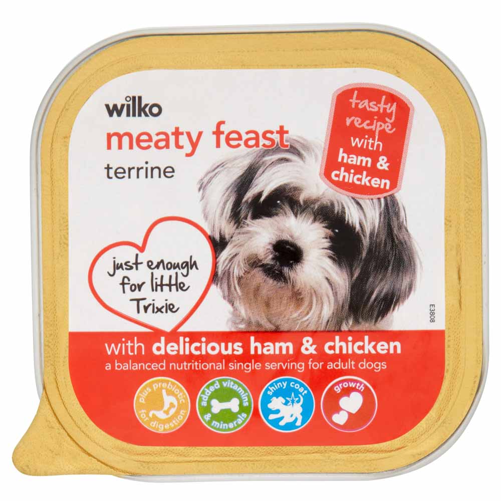 Wilko Game and Chicken Dog Food Tray 150g Image 2