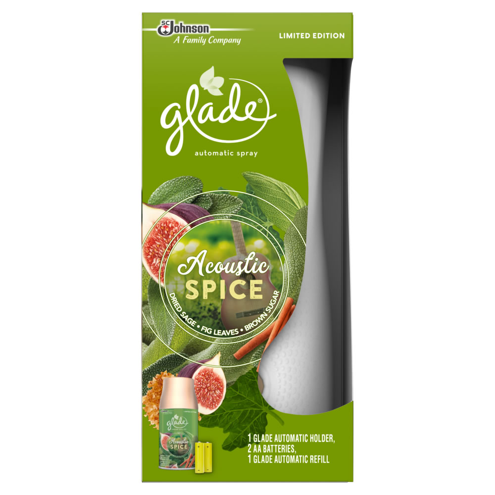 Glade Acoustic Spice Automatic Spray Holder 269ml Image 1