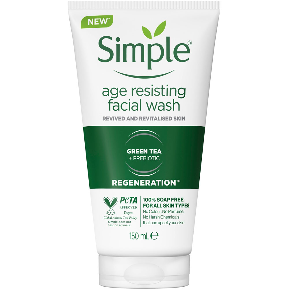 Simple Age Resisting Facial Wash 150ml Image 1