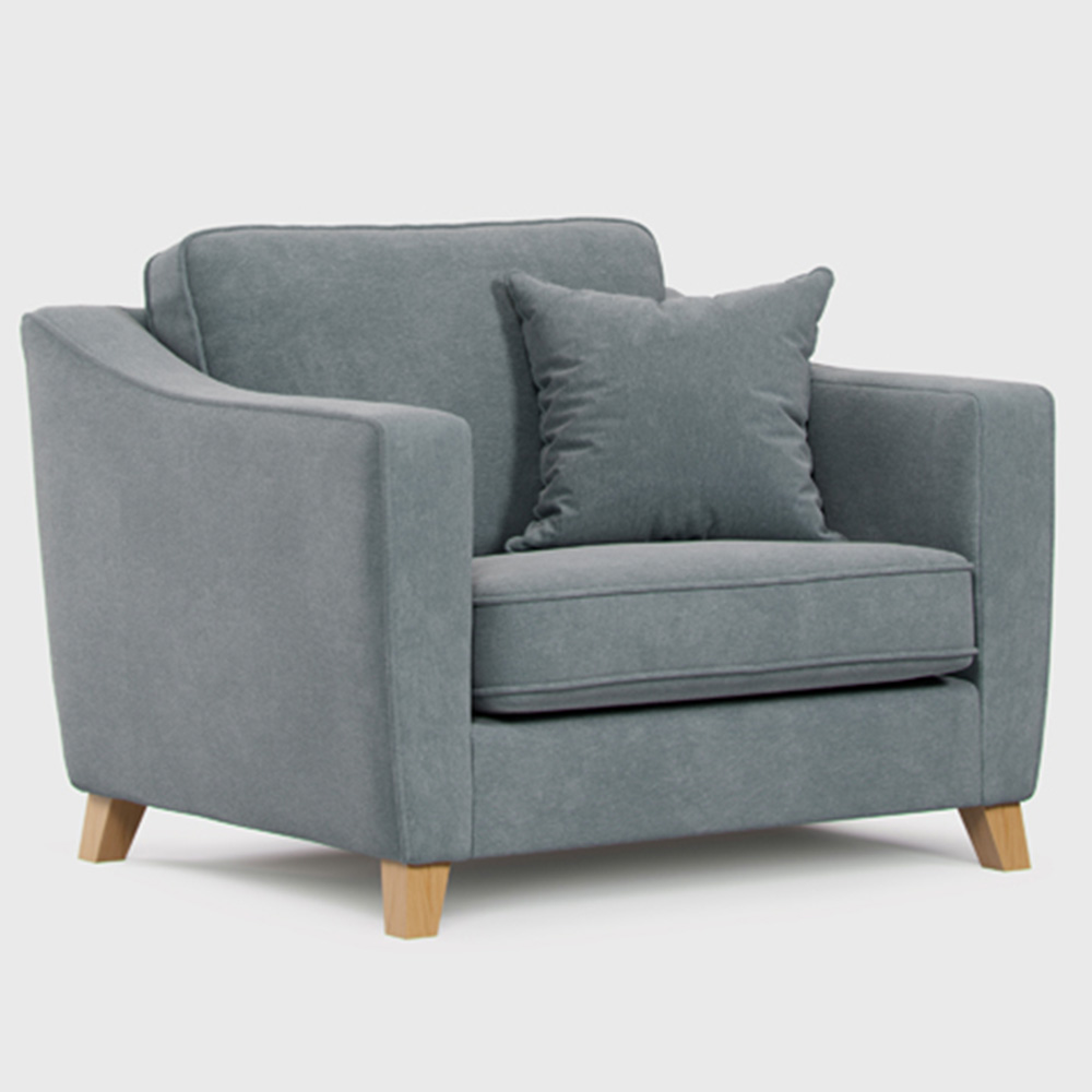 Marlon City Denim Snuggle Chair Image 2