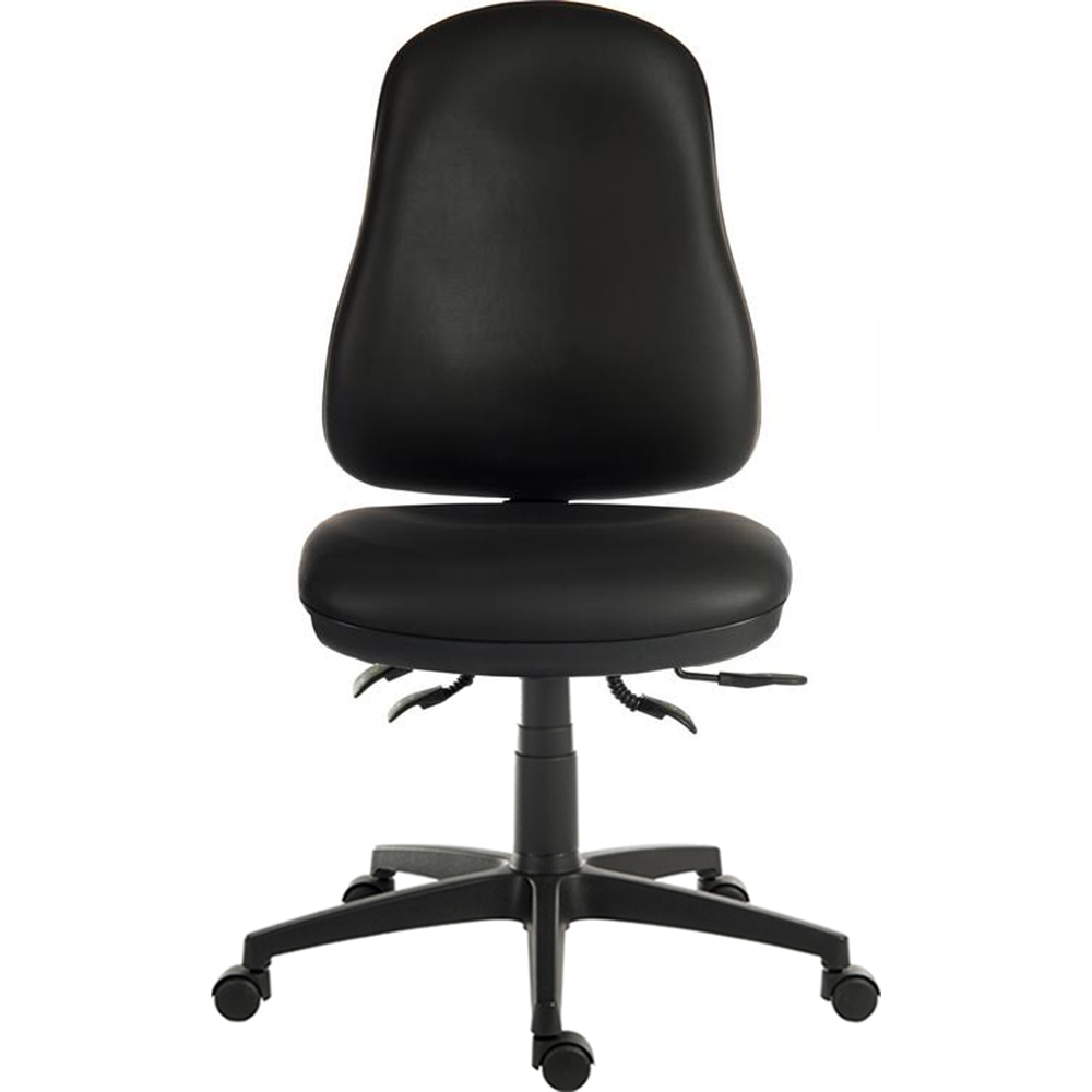 Teknik Black PU Ergonomic Office Chair Image 3