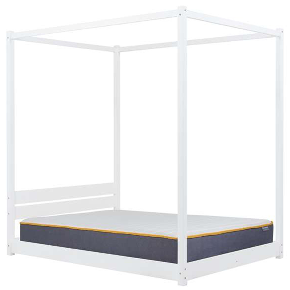 Darwin King Size White Four Poster Bed Image 3
