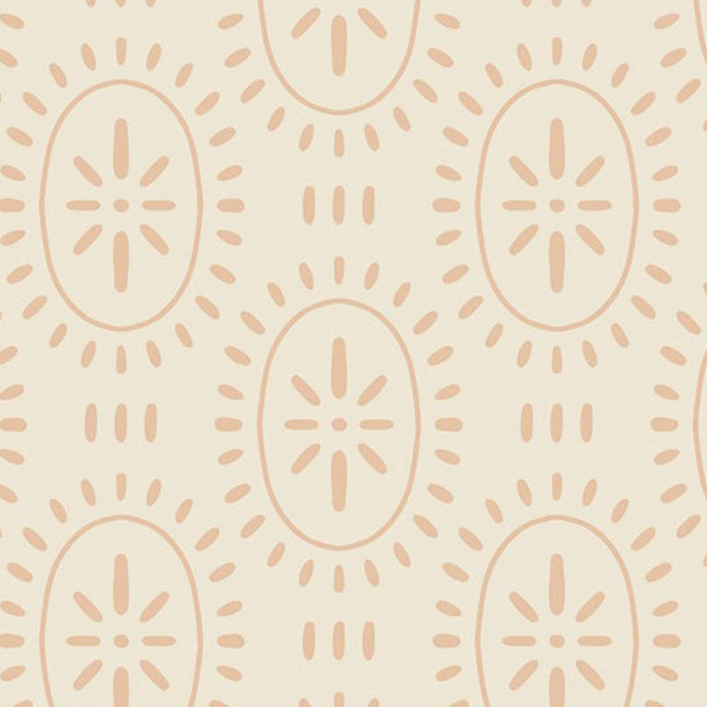 Bobbi Beck Eco Luxury Sun Motif Beige Wallpaper Image