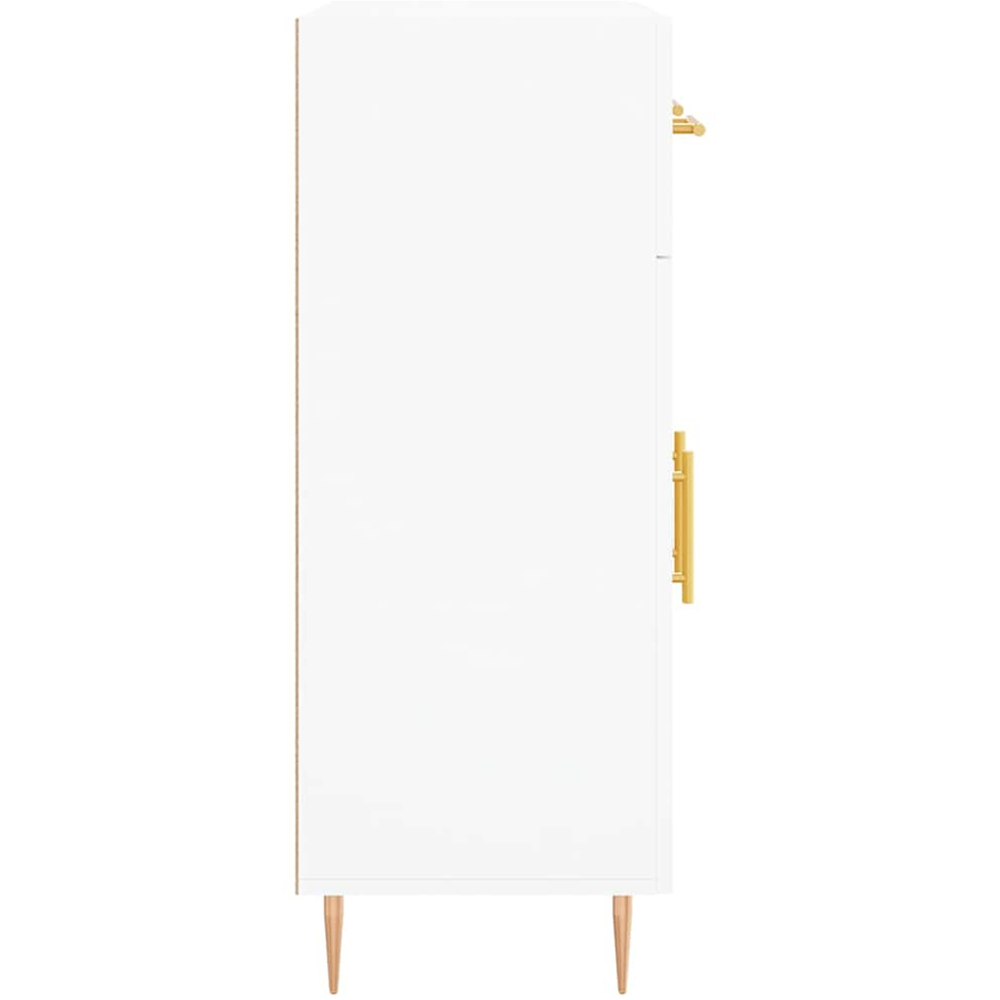 vidaXL 2 Door 2 Drawer White Sideboard Image 7