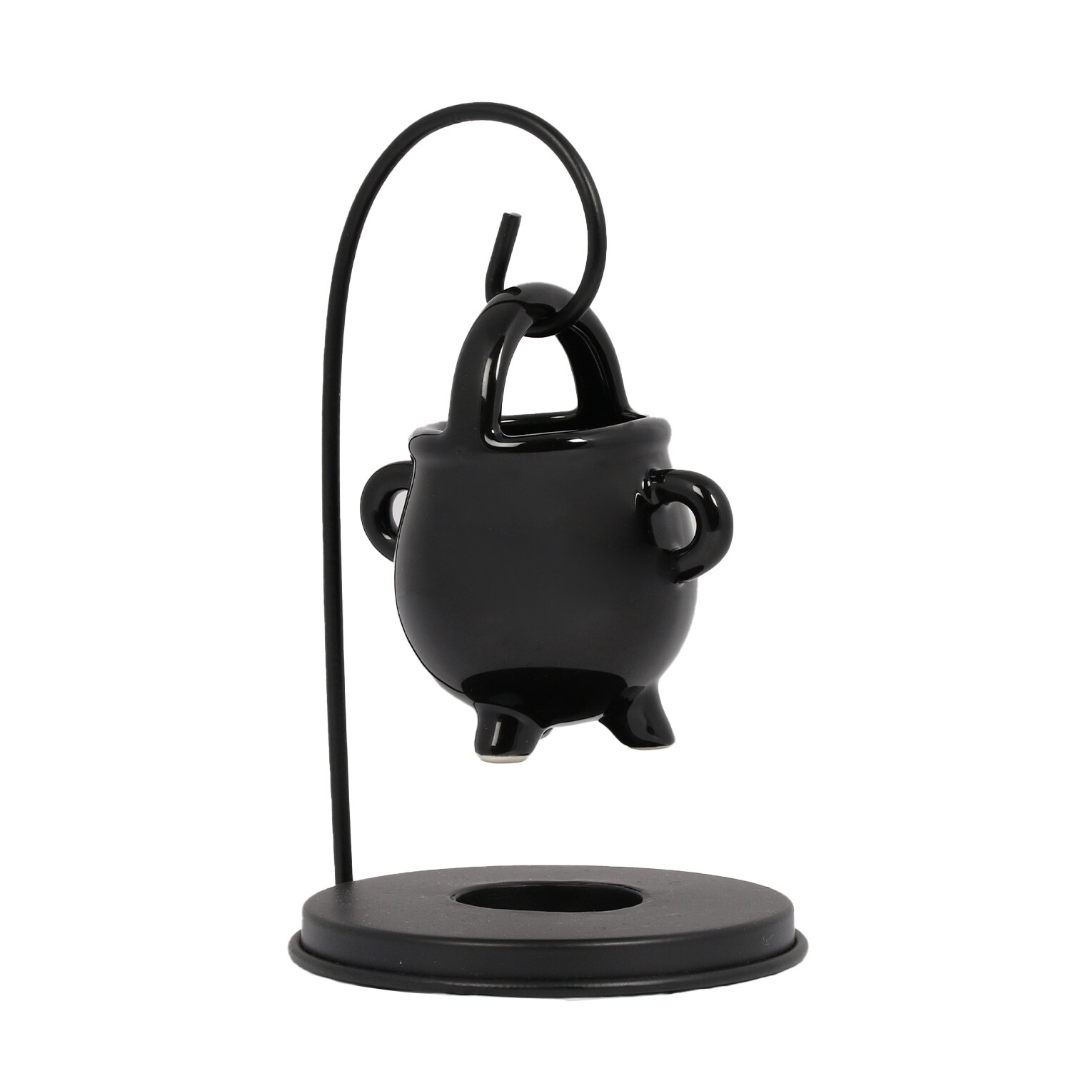 Halloween Cauldron Oil Burner - Black Image