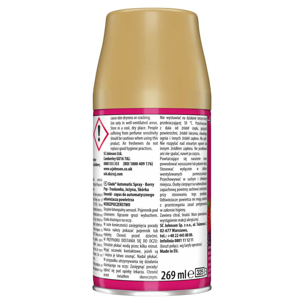 Glade Berry Pop  Automatic Refill 269ml Image 2