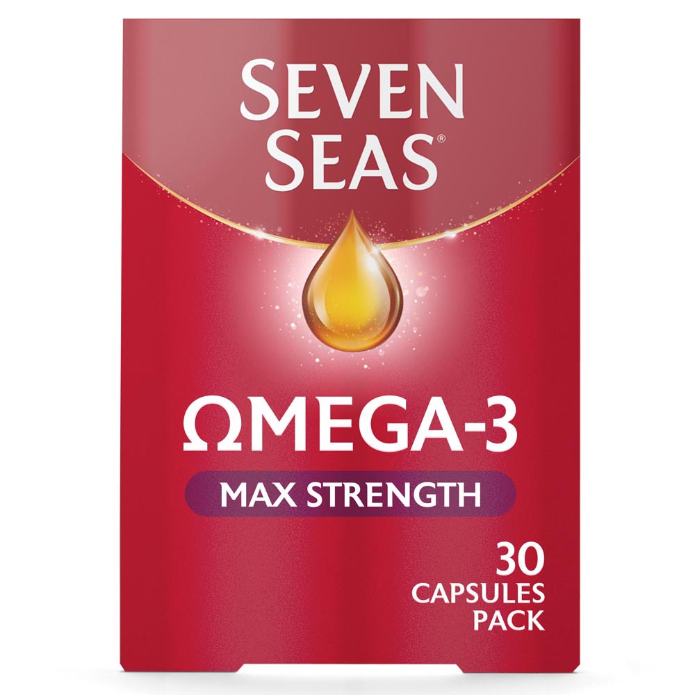Seven Seas Omega3 Max Strength with Vitamin D 30 Capsules Wilko