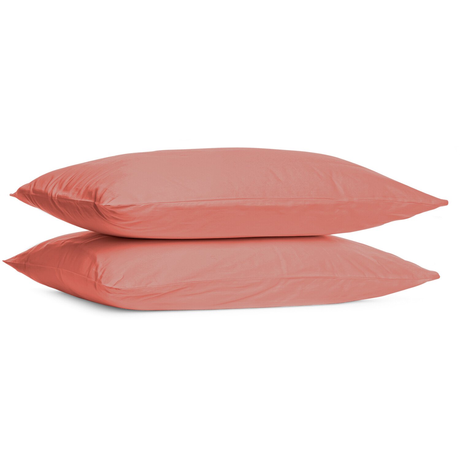 My Home Polycotton Housewife Pillowcases Terracotta Image