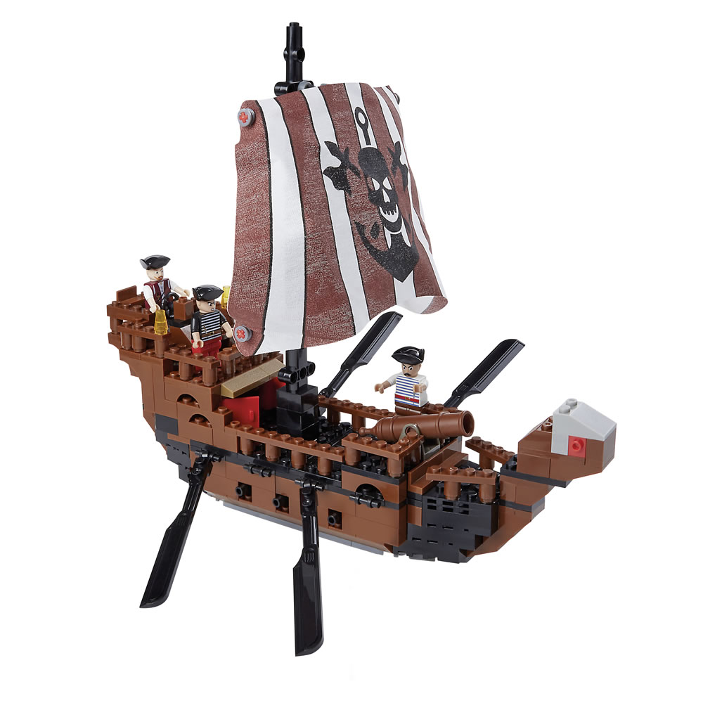Wilko Blox Pirate Ship Large Set Wilko