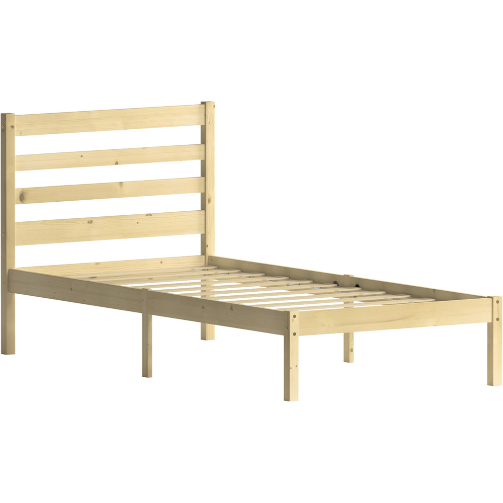 Junior Vida Libra Single Pine Wooden Kids Bed Frame Image 2