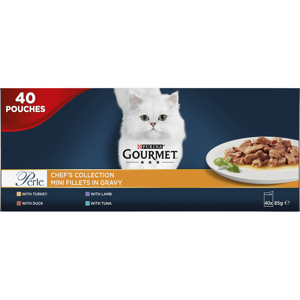 Gourmet Perle Chef's Collection Mixed Cat Food 40 x 85g Image 8