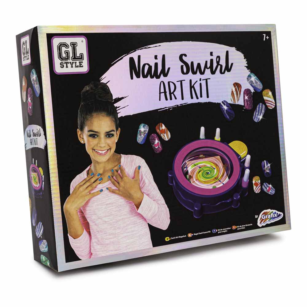 GL Style Swirl Nail Art Set Image 1