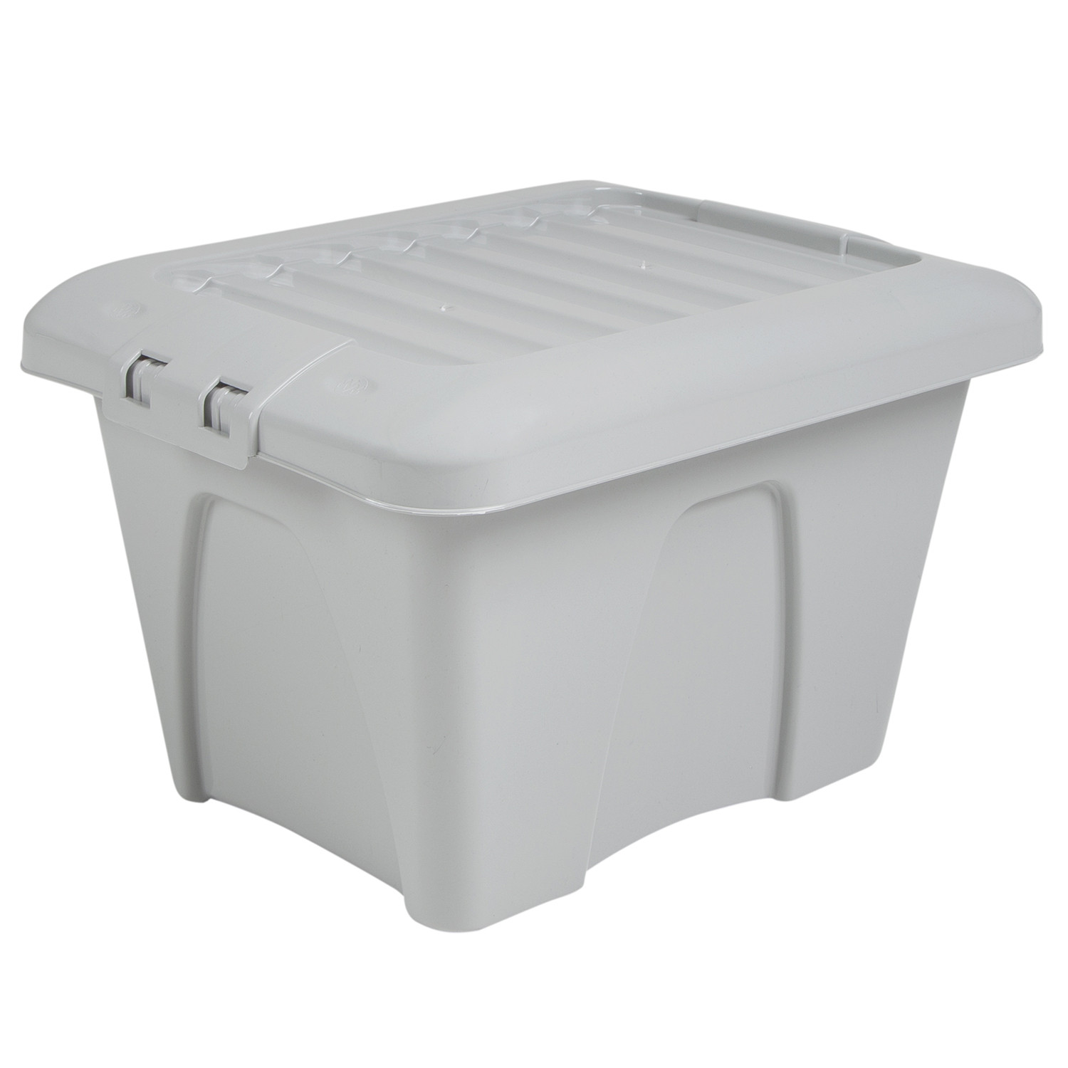 Wham 14L Grey Upcycle Storage Box With Lid Image