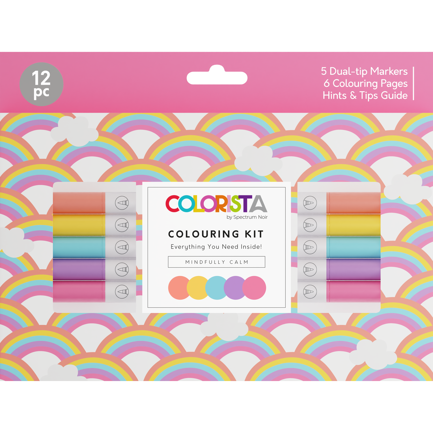 Colorista Colouring Kit - Mindfully Calm Image 1