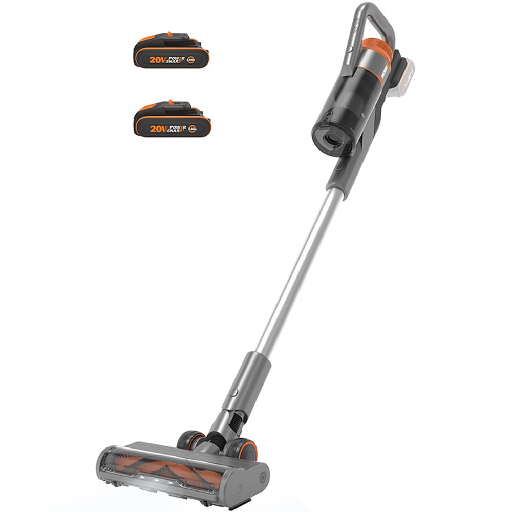 Worx WX038 Cordless Stick Vacuum Cleaner with Battery and Charger 20V Image 1