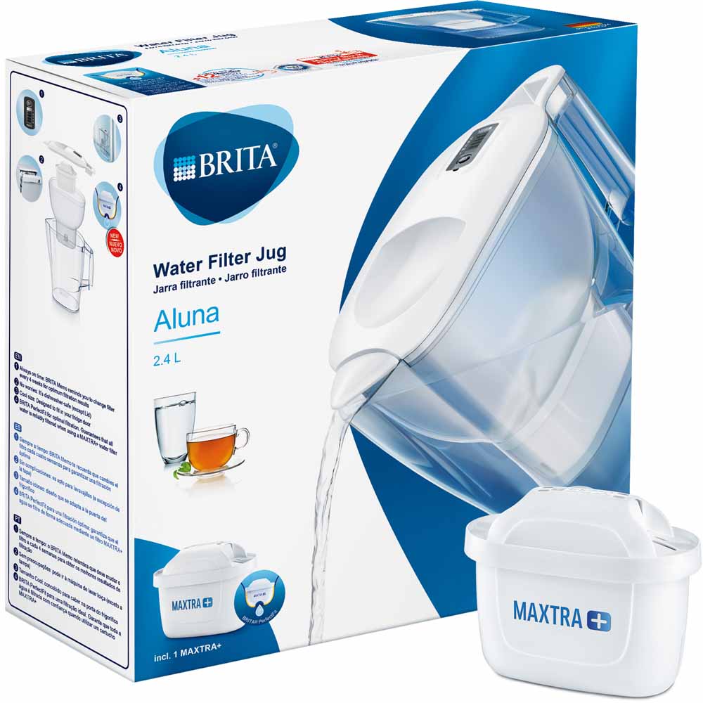 Brita Maxtra+ Aluna 2.4L Cool White Jug Image 1