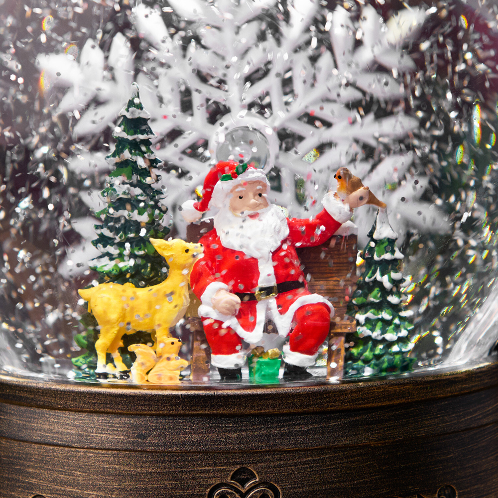 Spinning Snowflake Christmas Lantern Image 4