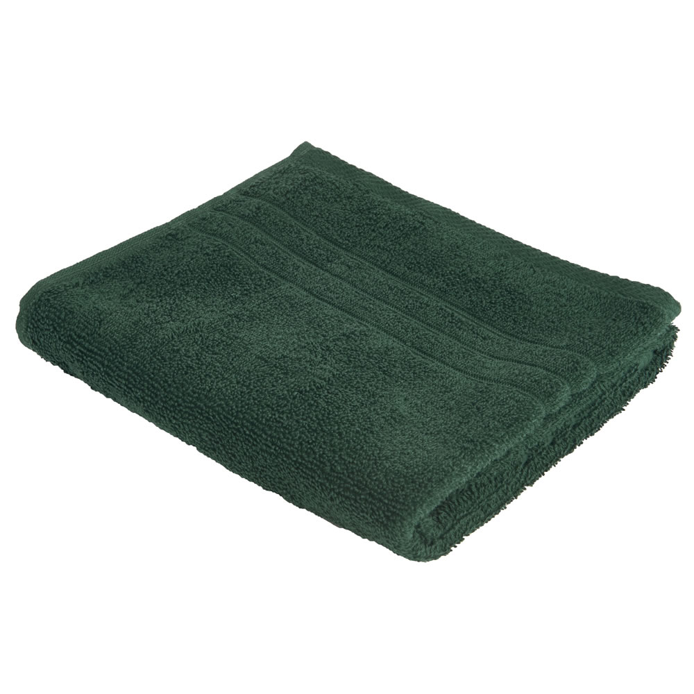 Wilko Emerald 100% Cotton Hand Towel Image 1