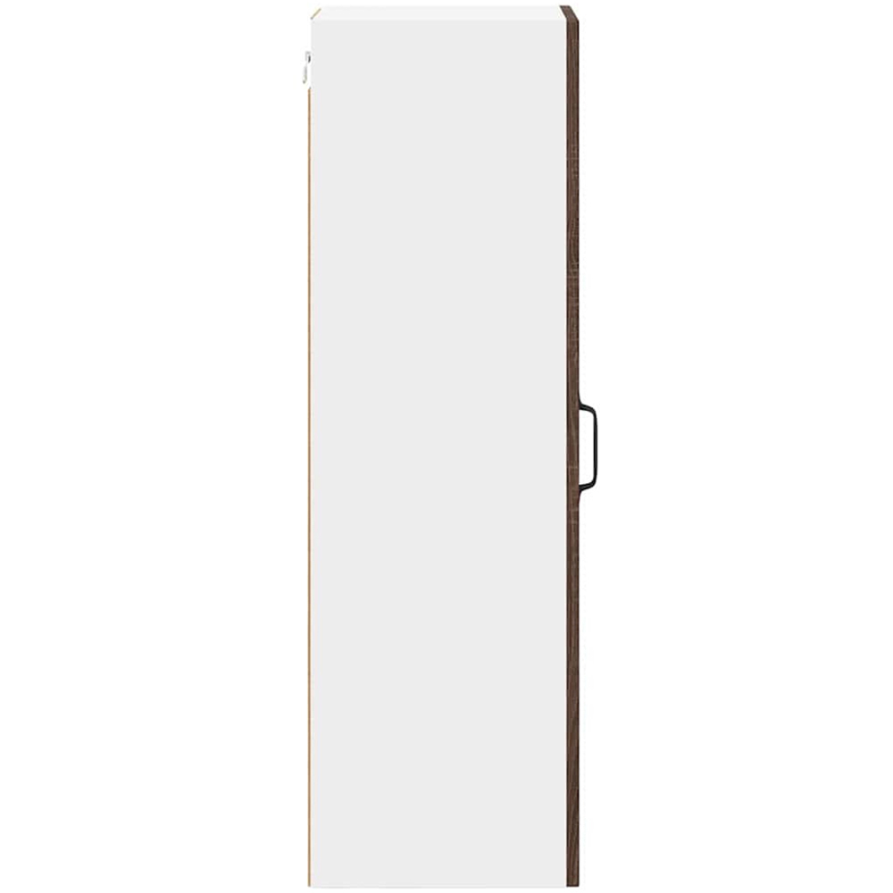 vidaXL Single Door Brown Oak Kitchen Wall Cabinet Image 6