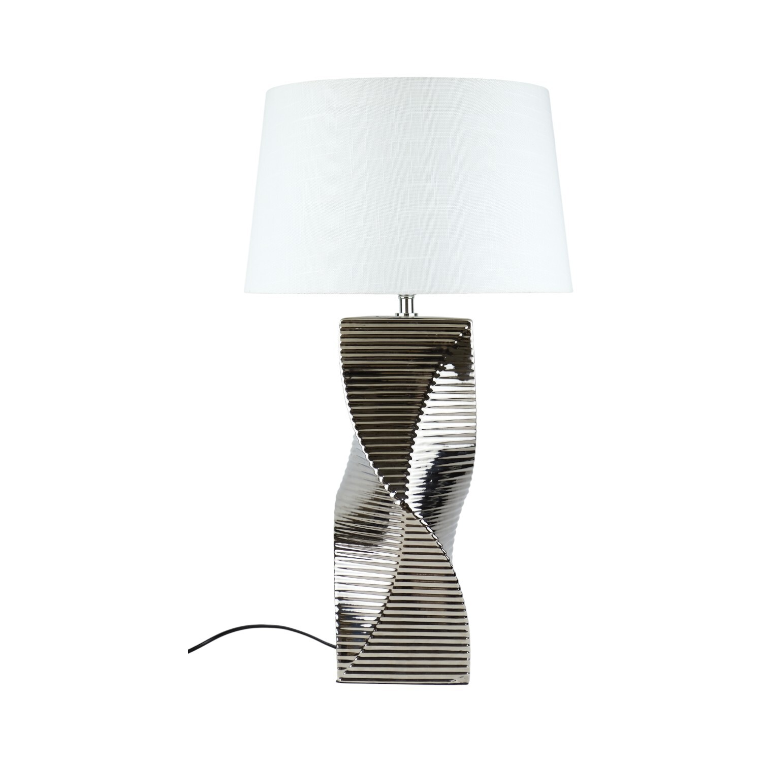 Alder Table Lamp Silver Image 1