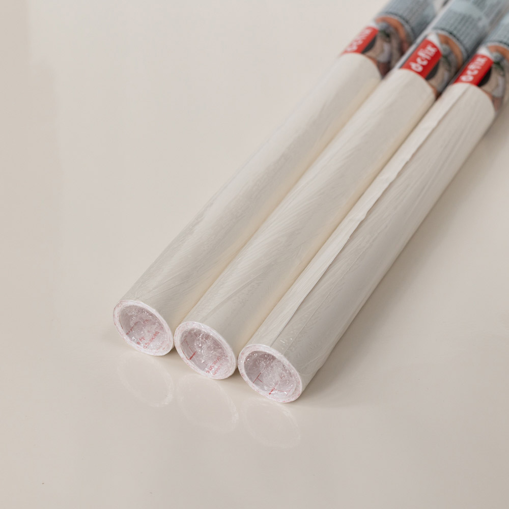 d-c-fix Glossy Light Cream Sticky Back Plastic Vinyl Wrap Film 67.5cm x 2m 3 Pack Image 2