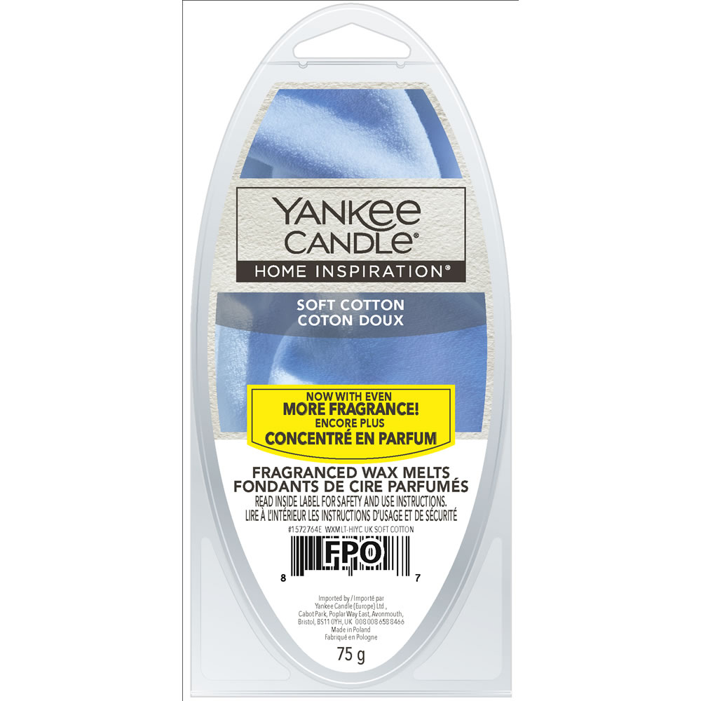 Yankee Candle Soft Cotton Wax Melts 6 pack Image 1