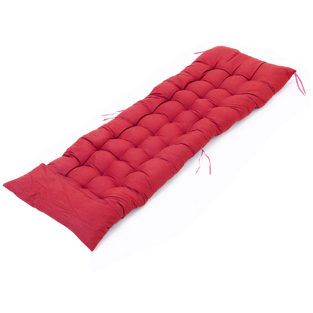 Living and Home Red Sun Lounger Cushion Cover Image 1
