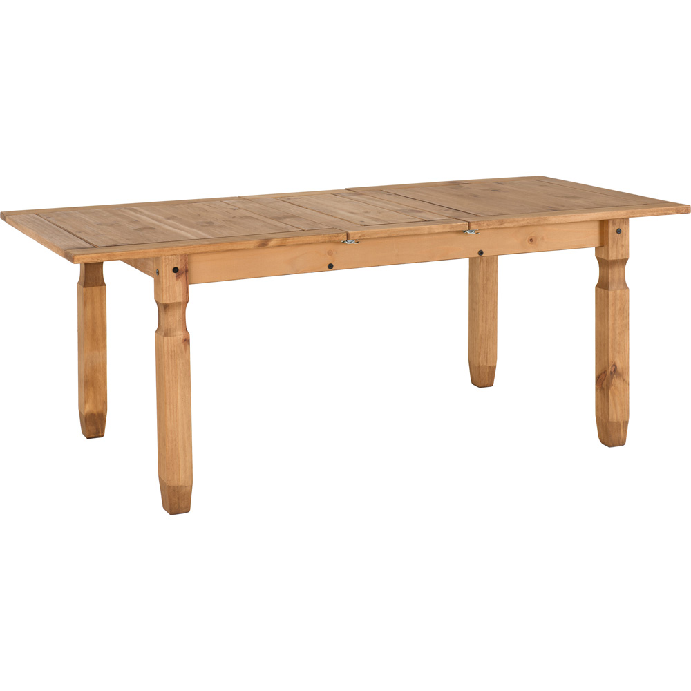 Seconique Corona Extending Dining Table Distressed Waxed Pine Image 4