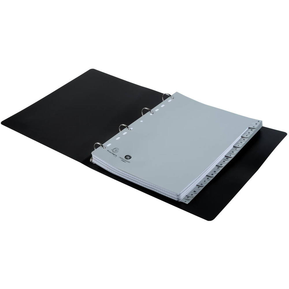 Exacompta A4 Grey Recycled Polypropylene A-Z Divider 20 Pack Image 3