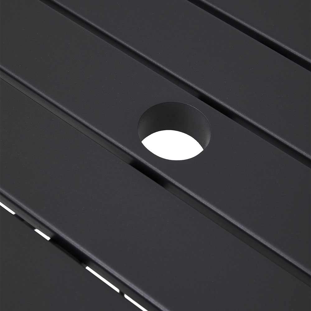 Living and Home Wicker 2 Seater Slatted Patio Set Image 5