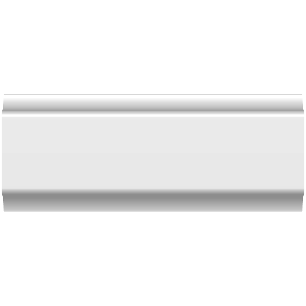 National Skirting White Jive Primed Dado Rail 25mm 50 x 3040mm Image 2