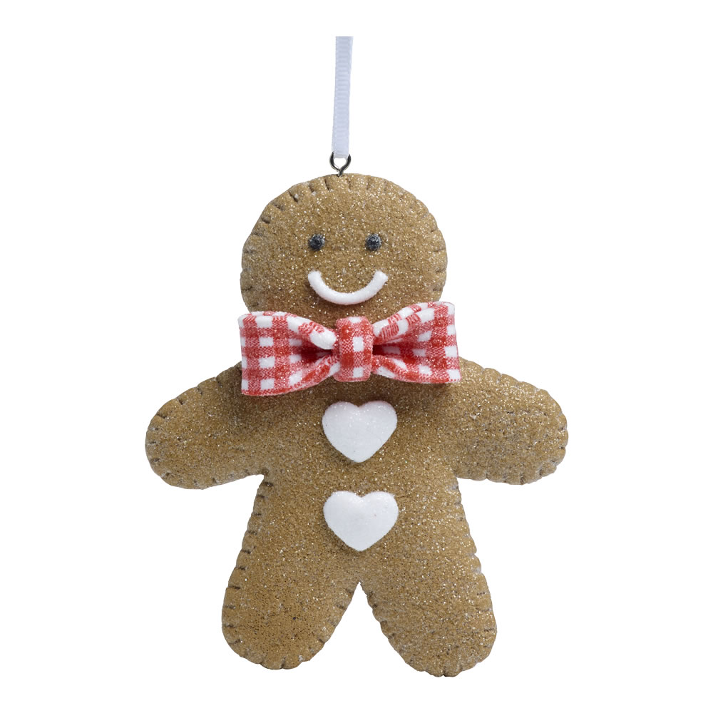 Wilko Kids Gingerbread Man Christmas Decoration Image 1