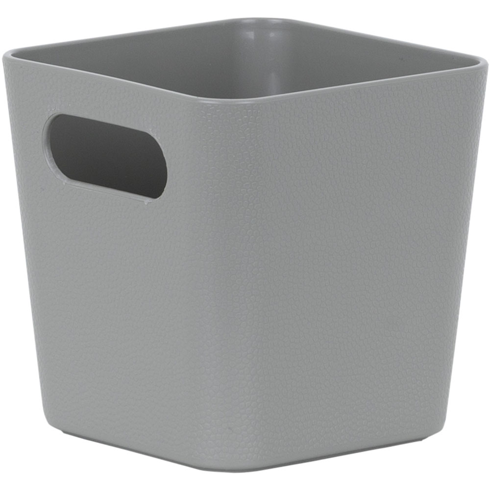 Wham Warm Grey Square Textured Studio Basket 6.01 Set of 5 Image 2