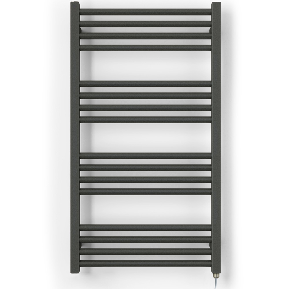 Terma Fiona E Sparkling Grey Electric Towel Rail 900 x 500mm Image 3