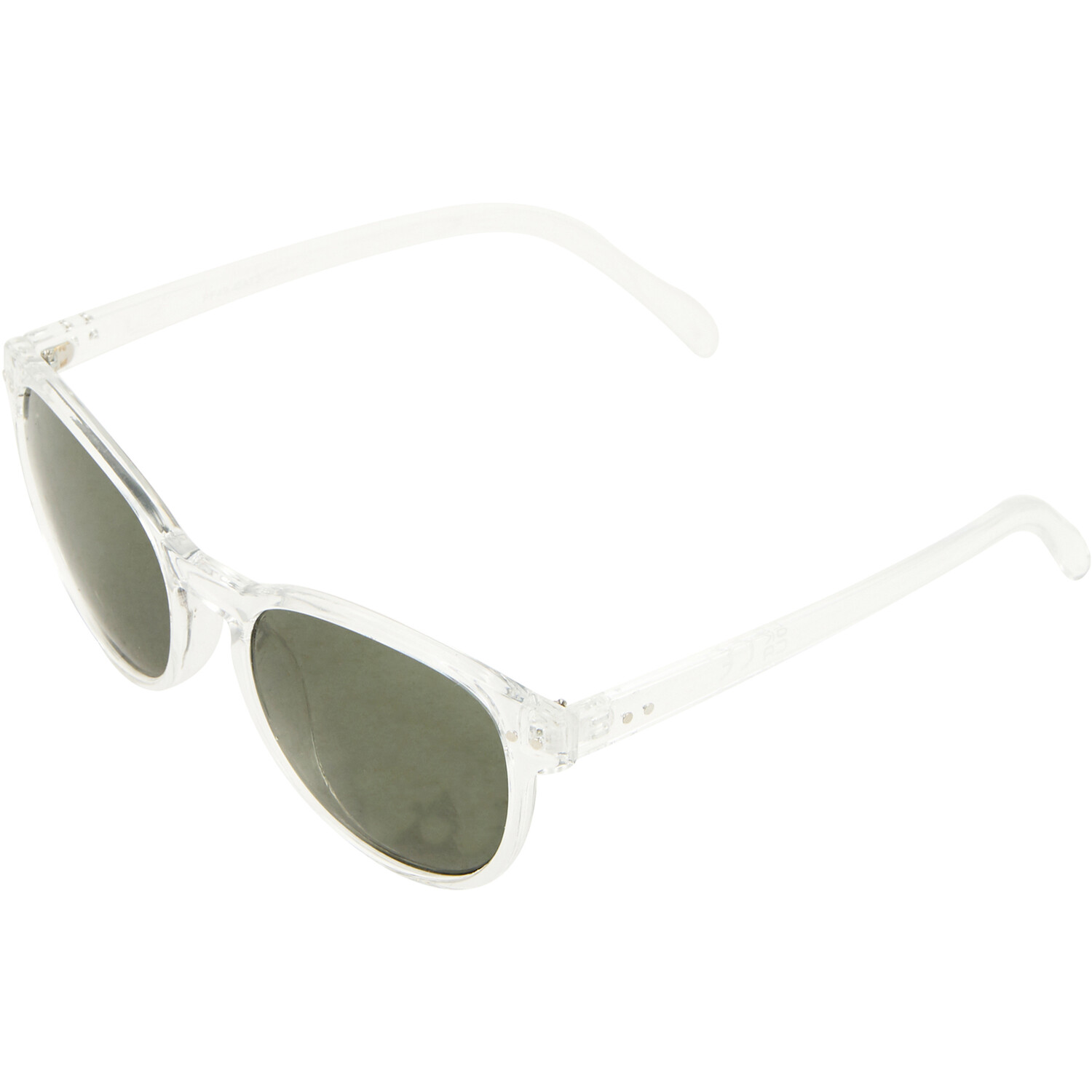 Unisex Clear Frame Sunglasses - Clear Image 3